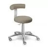 Chair with wheels and backrest 1283G