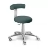 Chair with wheels and backrest 1283G