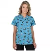 Scrub top BAMBINA, Light Blue Pandas