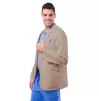 Unisex Midriff Lab Coat 805 Khaki