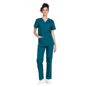 Originals Unisex Scrub Top and Trouser Set - Cherokee WWE530C Caribbean Blue