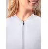 Women's Bomber Zipped Jacket A6200 White