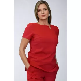 Woman top Valencia red