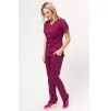 Women's Cherokee Revolution Tech Mid Rise scrub trousers WWE235AB, Wine