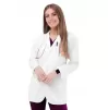 Unisex Midriff Lab Coat 805 White