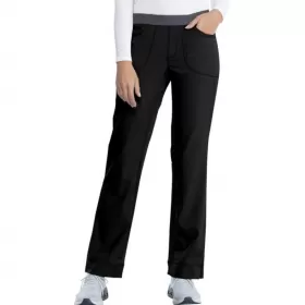 Slim Pull-On Pant CKE1124A in Black