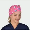 ADRIANA Surgical Cap, pink with teeths