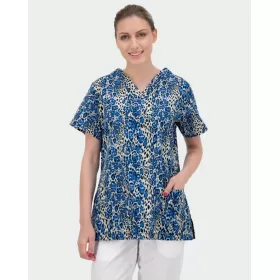 Scrub top BAMBINA, Leopards