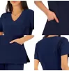 Scrub top JUSTINA, Navy