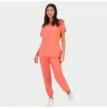 Scrub trousers RICCI, Coral