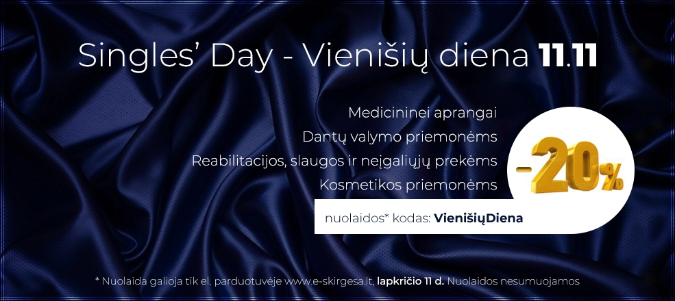 Vienišių dienos 11.11 nuolaidos!