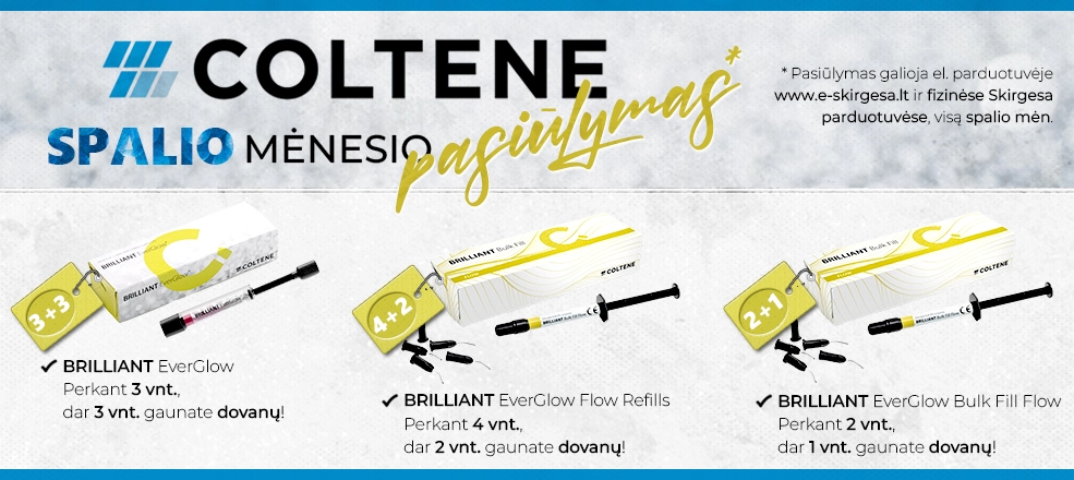 COLTENE BRILLIANT EverGlow pasiūlymas